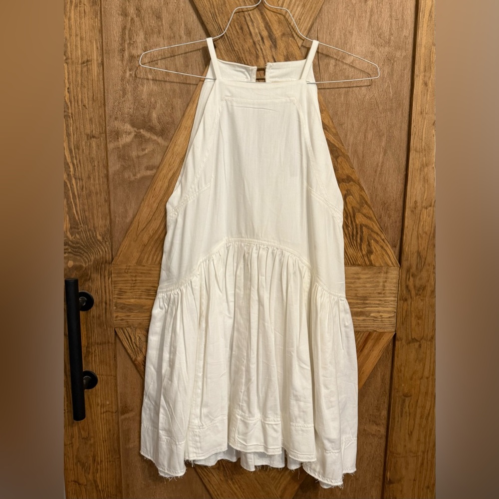 Anthropologie The Kyla Flounce Mini Dress by Pilcro